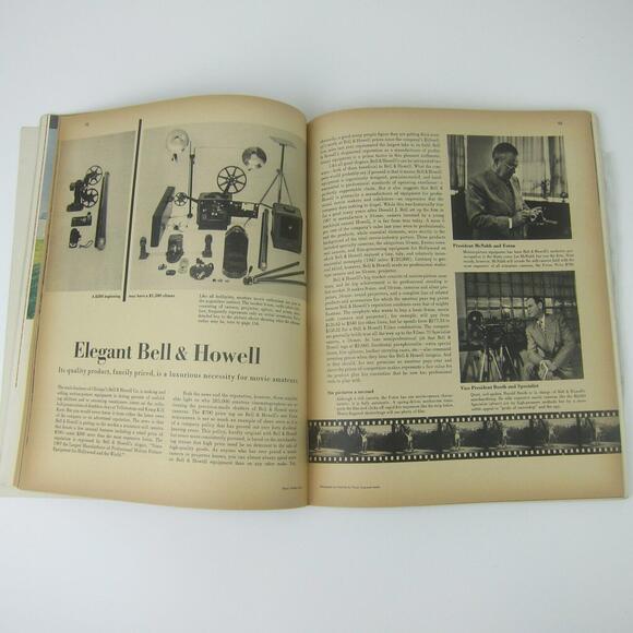 Vintage FORTUNE Magazine July 1948 Packard, Buick,  Cadillac, Bell & Howell Ads - Picture 15 of 16